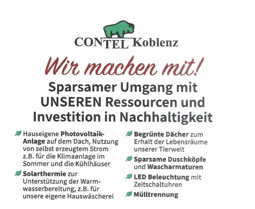 Contel Hotel Koblenc Exteriér fotografie